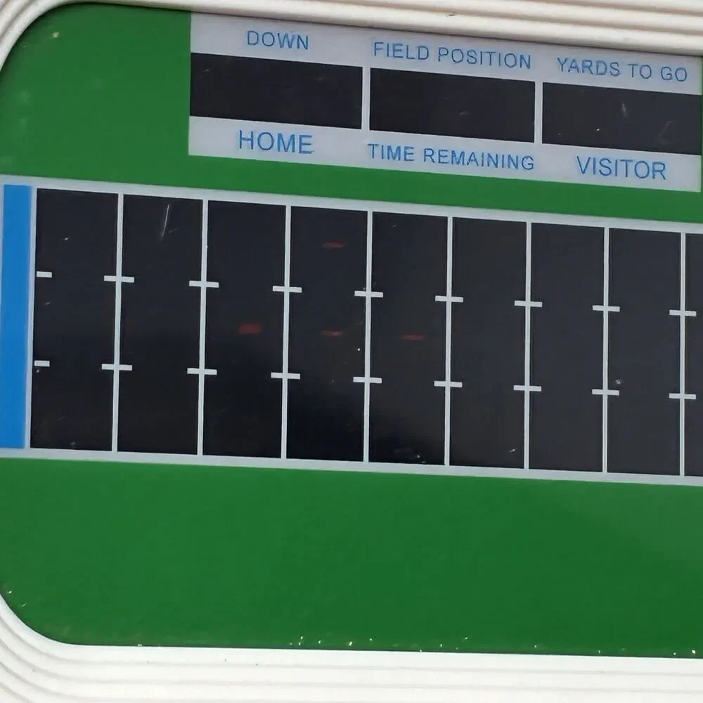 Retro Mattel Electronic Football Handheld Game 2014 Lights Sound Tested Works